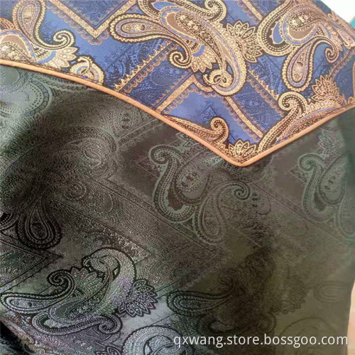 100% Polyester Jacquard Long-sleeve Men's Western Shirts